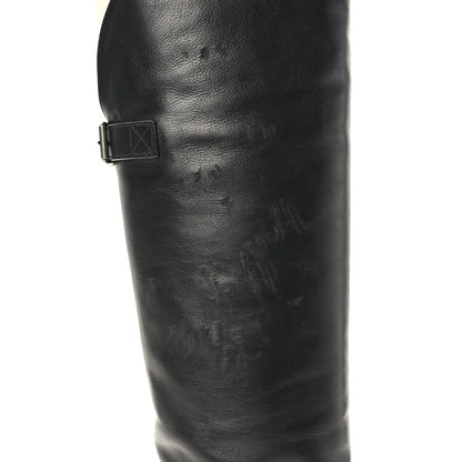 Saint Laurent Lambskin Koller 110 Tall Boots 38.5 Black 7 of 7