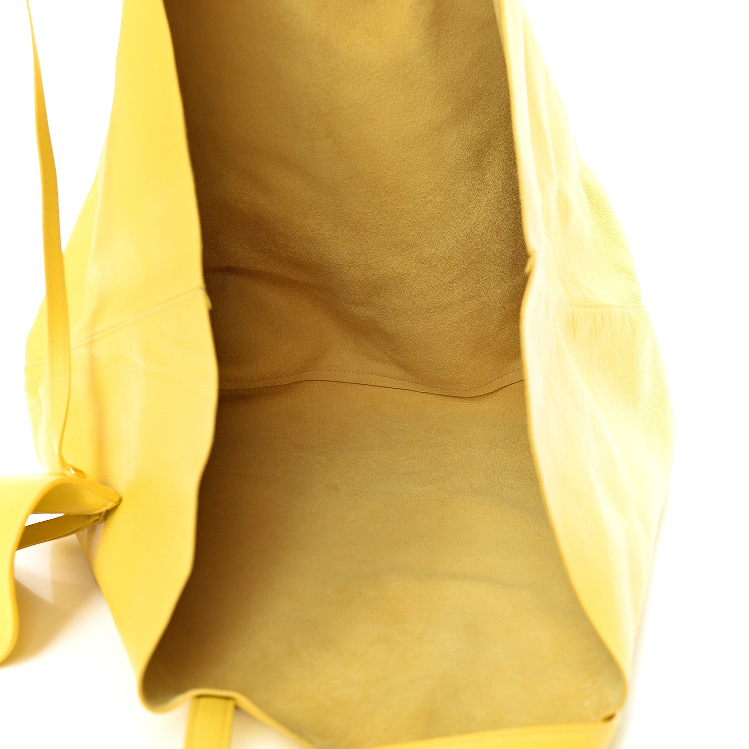 Mansur Gavriel Lambskin Oversized Tote Yellow 5 of 12