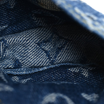 Louis Vuitton Denim Fairfax Pochette Blue 5 of 15