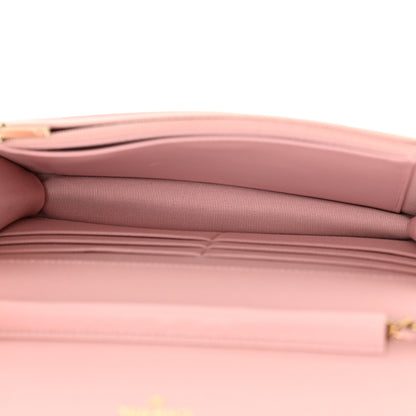 Chanel Caviar Quilted Wallet on Chain WOC Light Pink 5 of 12