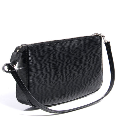Louis Vuitton Epi Pochette Accessories NM Black 3 of 7