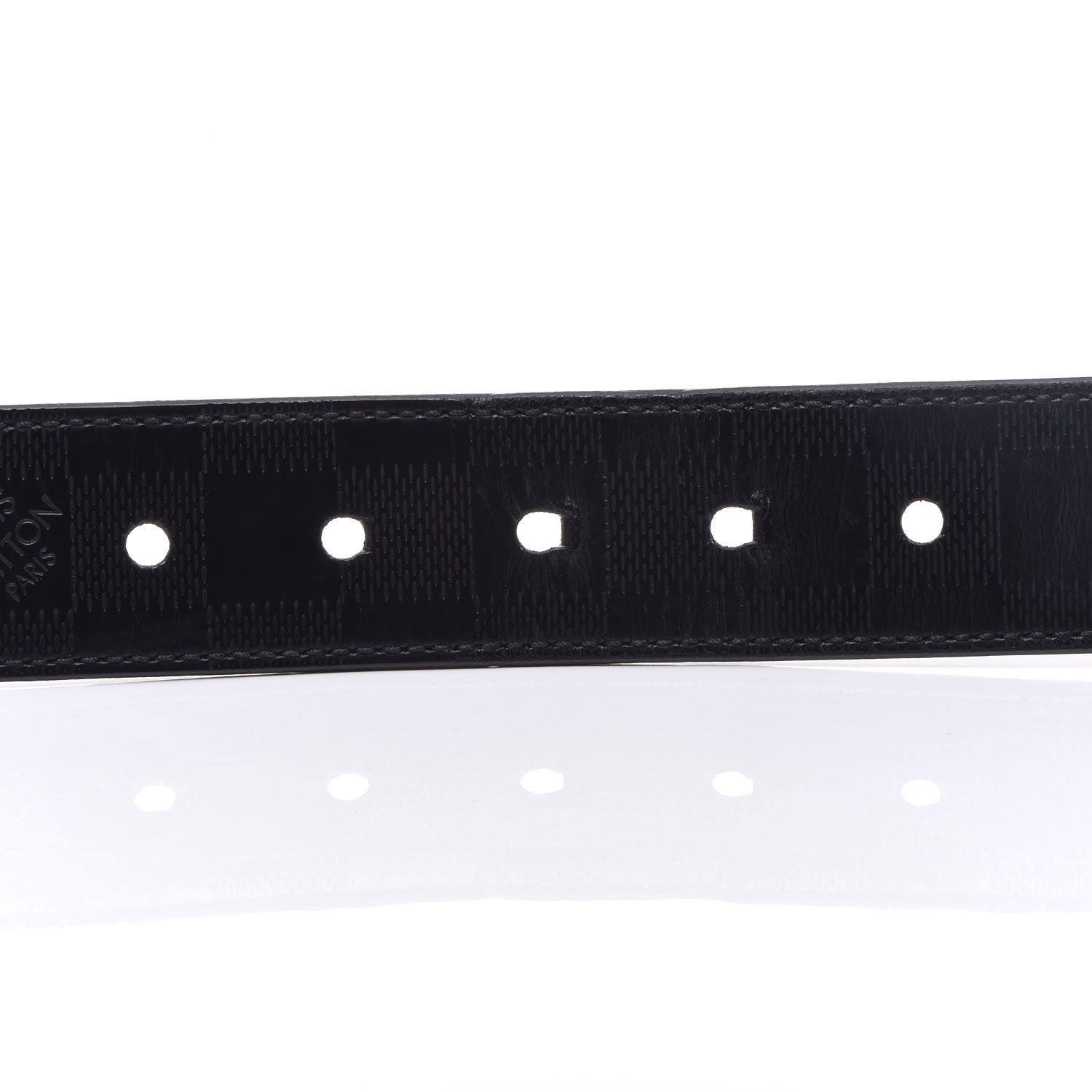 Louis Vuitton Damier Infini Calfskin 35mm Belt 95 38 Black 7 of 11