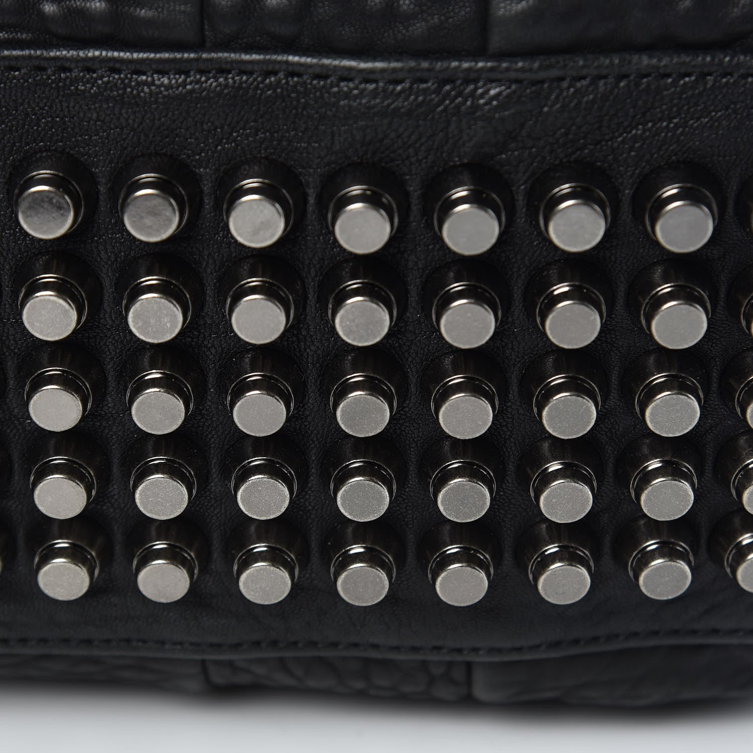 Alexander Wang Pebbled Lambskin Rocco Black Nickel Hardware 8 of 9