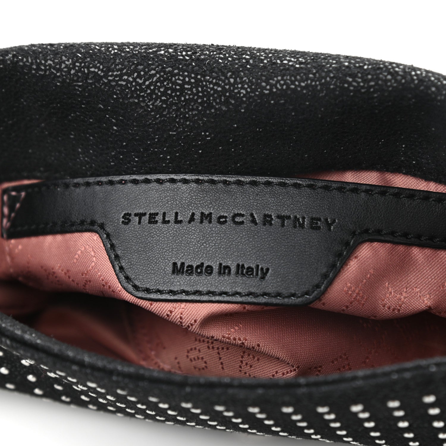 Stella McCartney Shaggy Deer Studded Falabella Crossbody Black 6 of 10