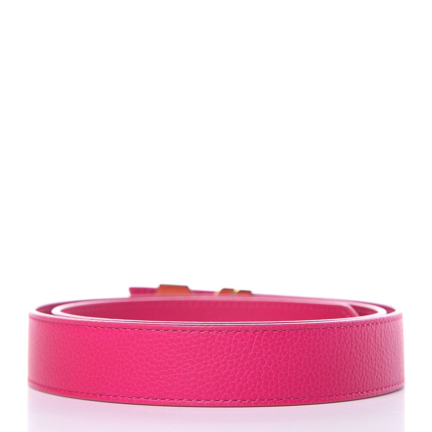 Taurillon Calfskin Essential V 30mm Belt 85 34 Fuchsia