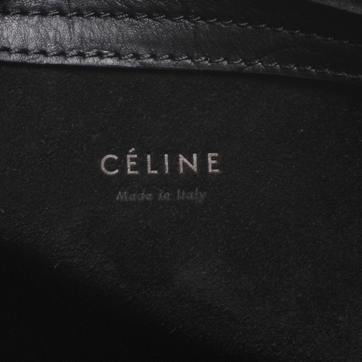 Celine Crocodile Embossed Small Phantom Luggage Black 7 of 8