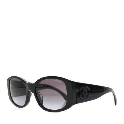 Chanel Acetate CC Logo Sunglasses 5450 Black 1 of 7