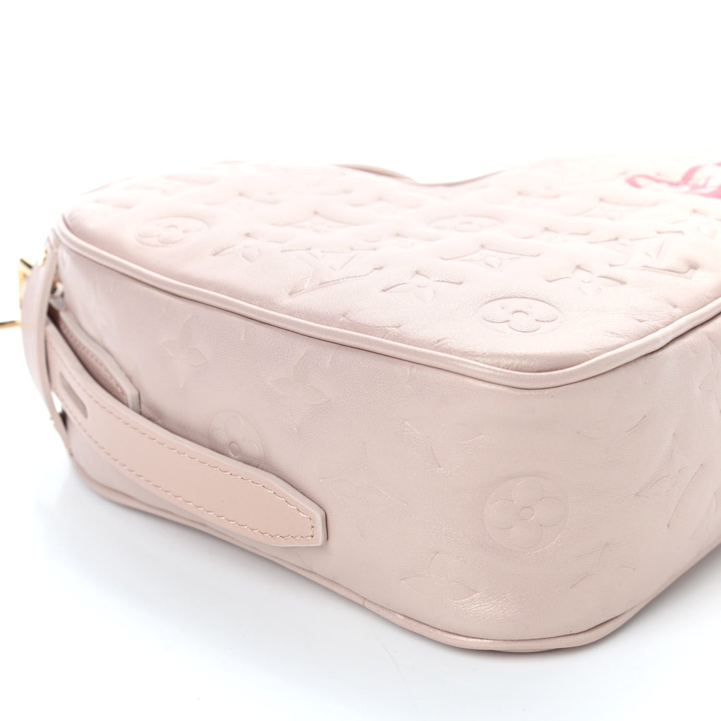 Lambskin Embossed Monogram Fall In Love Sac Coeur Light Pink