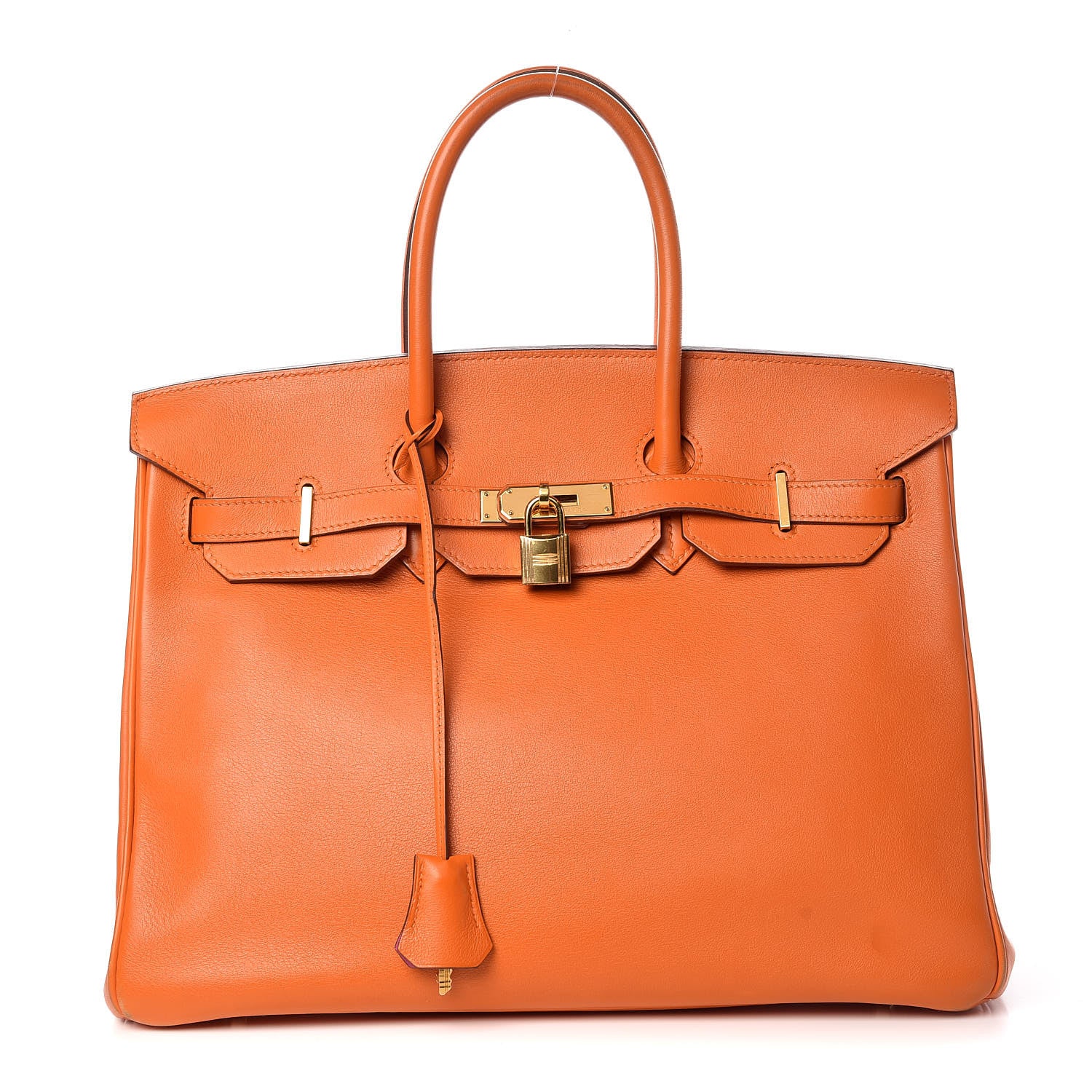 Hermes Swift Horseshoe Birkin 35 Orange 1 of 40
