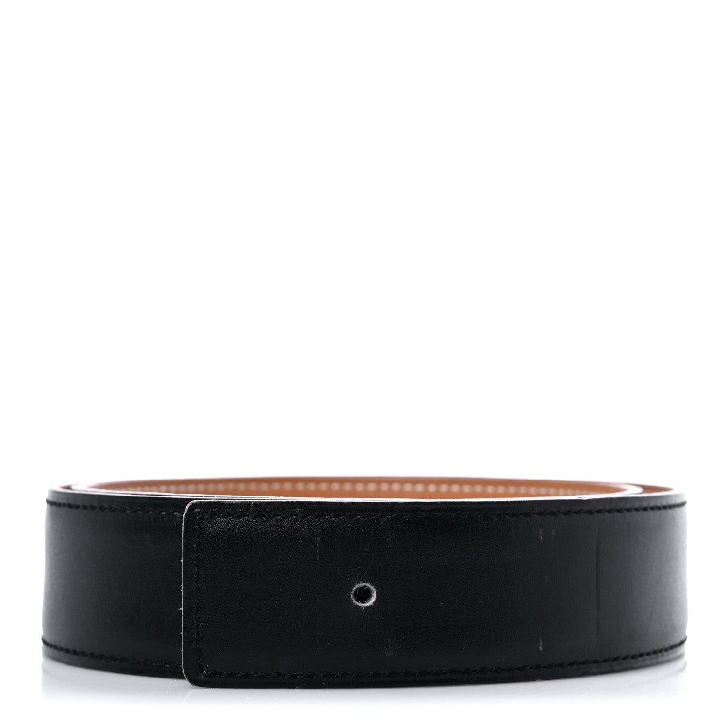 Hermes Box 32mm Belt Strap 65 Black Gold 1 of 10