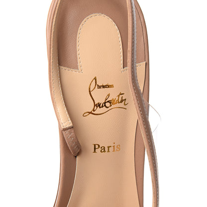 Christian Louboutin Nappa PVC Optisexy 70 Pumps 39.5 Nude 7 of 8