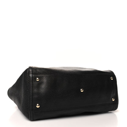 Gucci Pebbled Calfskin Medium Soho Shoulder Bag Black 4 of 11