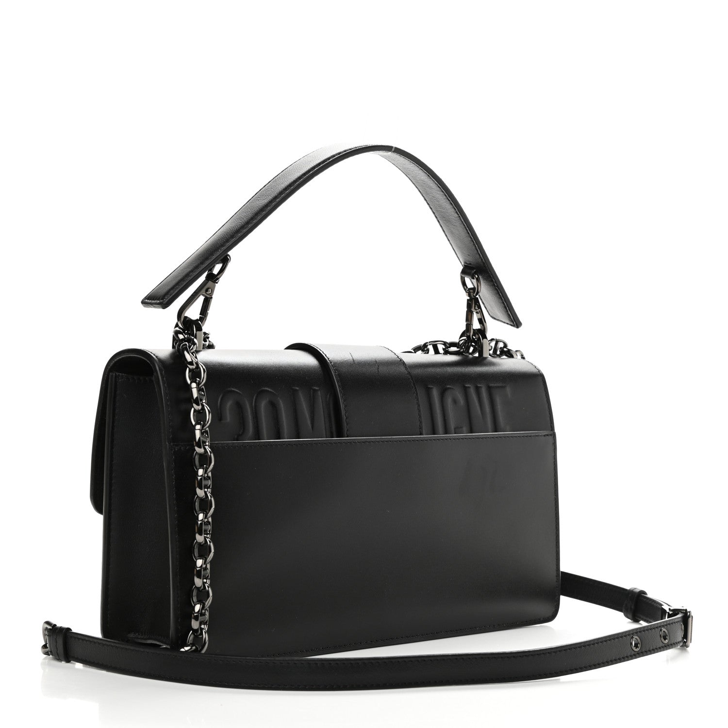 Christian Dior Calfskin 30 Montaigne Chain Flap Bag Black 3 of 11
