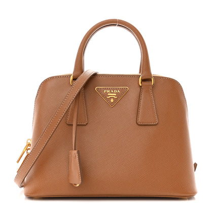 Prada Saffiano Lux Small Promenade Tote Caramel 1 of 10