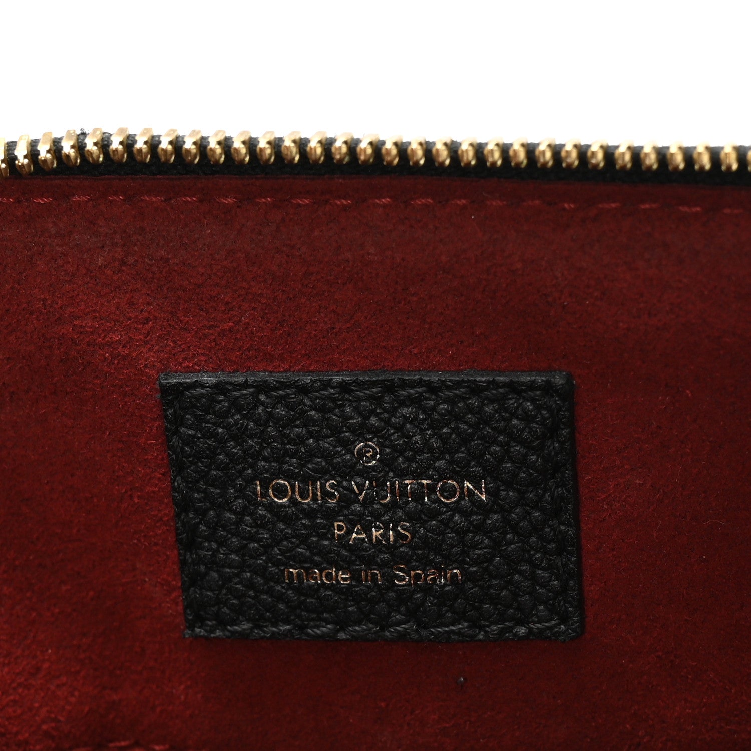 Louis Vuitton Empreinte Monogram Giant Speedy Bandouliere 25 Black Beige 6 of 10