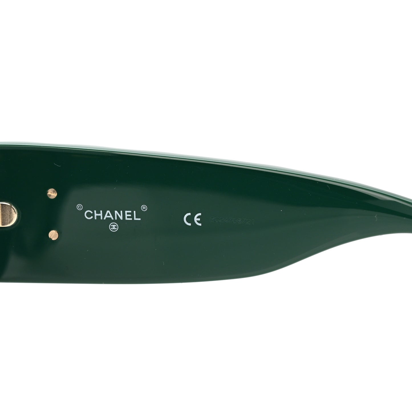 Acetate Quilted CC Pilot Sunglasses 71465A Blue Green