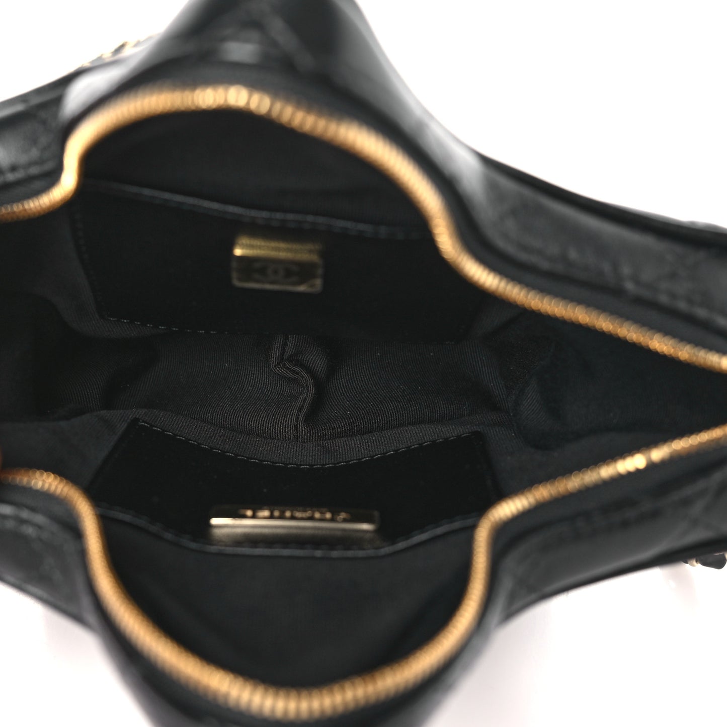 Lambskin Quilted Walk of Fame Star Bag Black