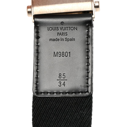 Louis Vuitton Bengale Inventeur Belt 85 34 Black 4 of 6