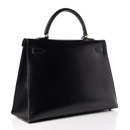 Hermes Box Kelly Sellier 35 Black 3 of 23
