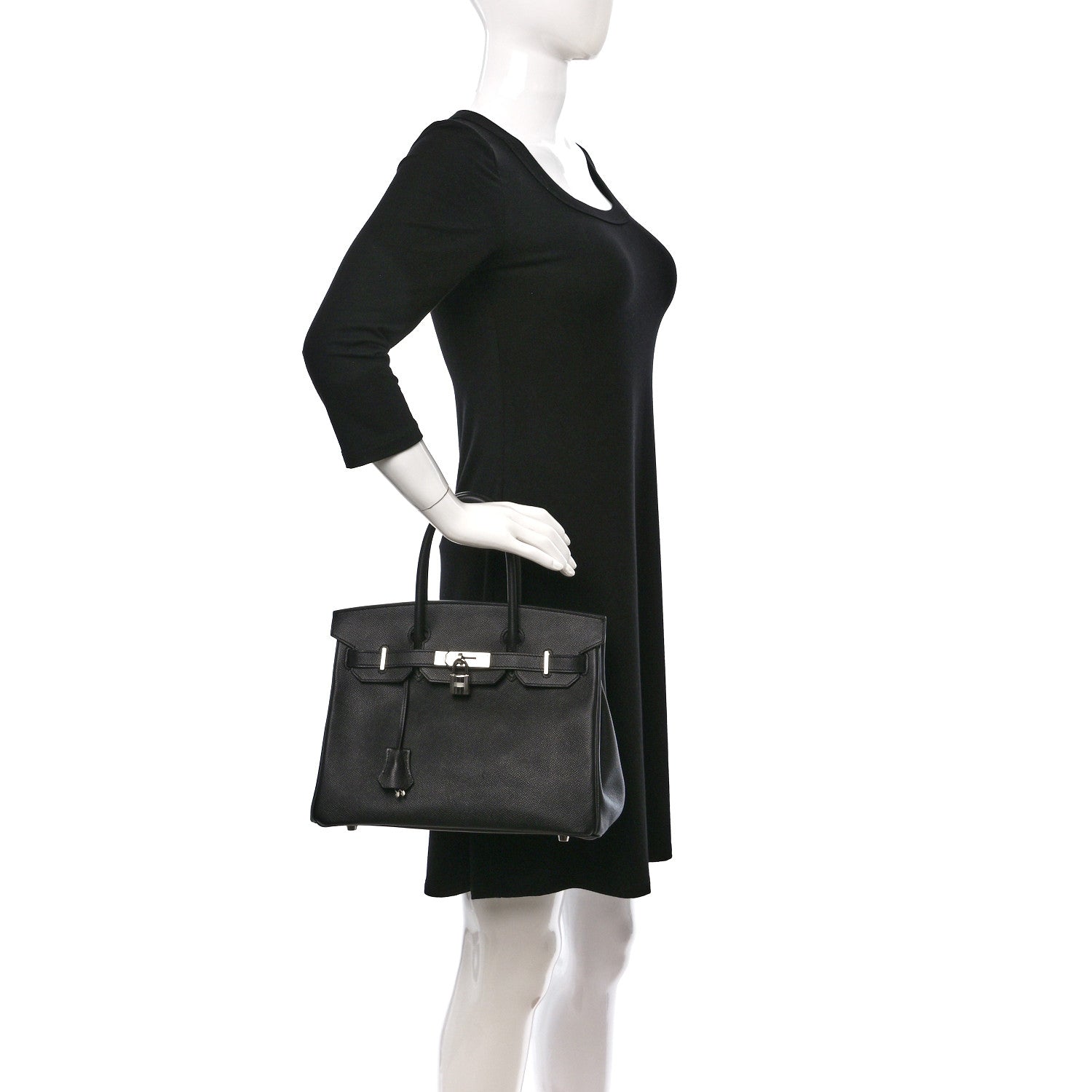 Hermes Epsom BIRKIN 30 Black 2 of 8