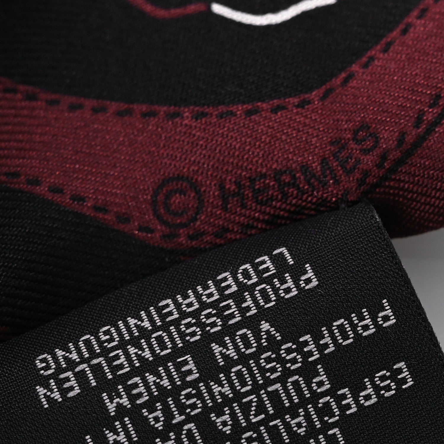 Hermes Silk Festival Des Amazones Bandana Fringed Twilly Rouge H 3 of 4