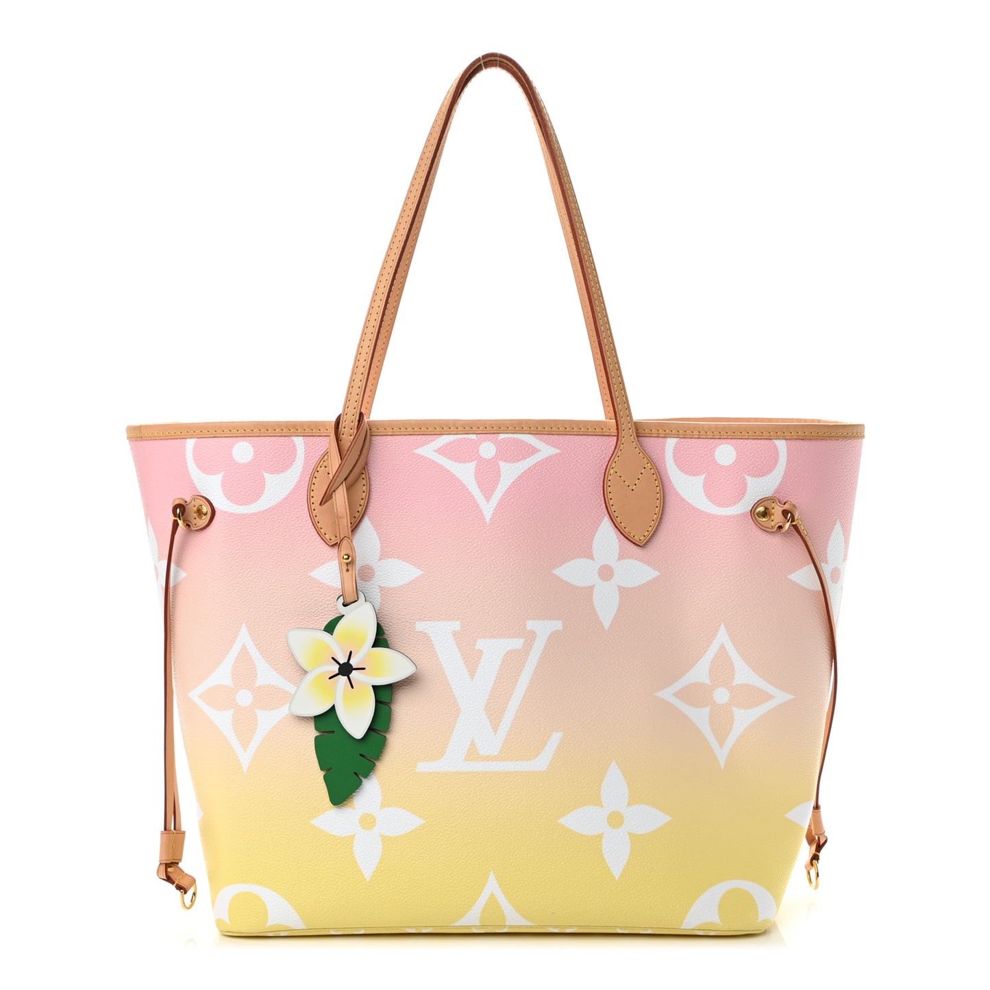 Monogram Giant By The Pool Neverfull MM Light Pink