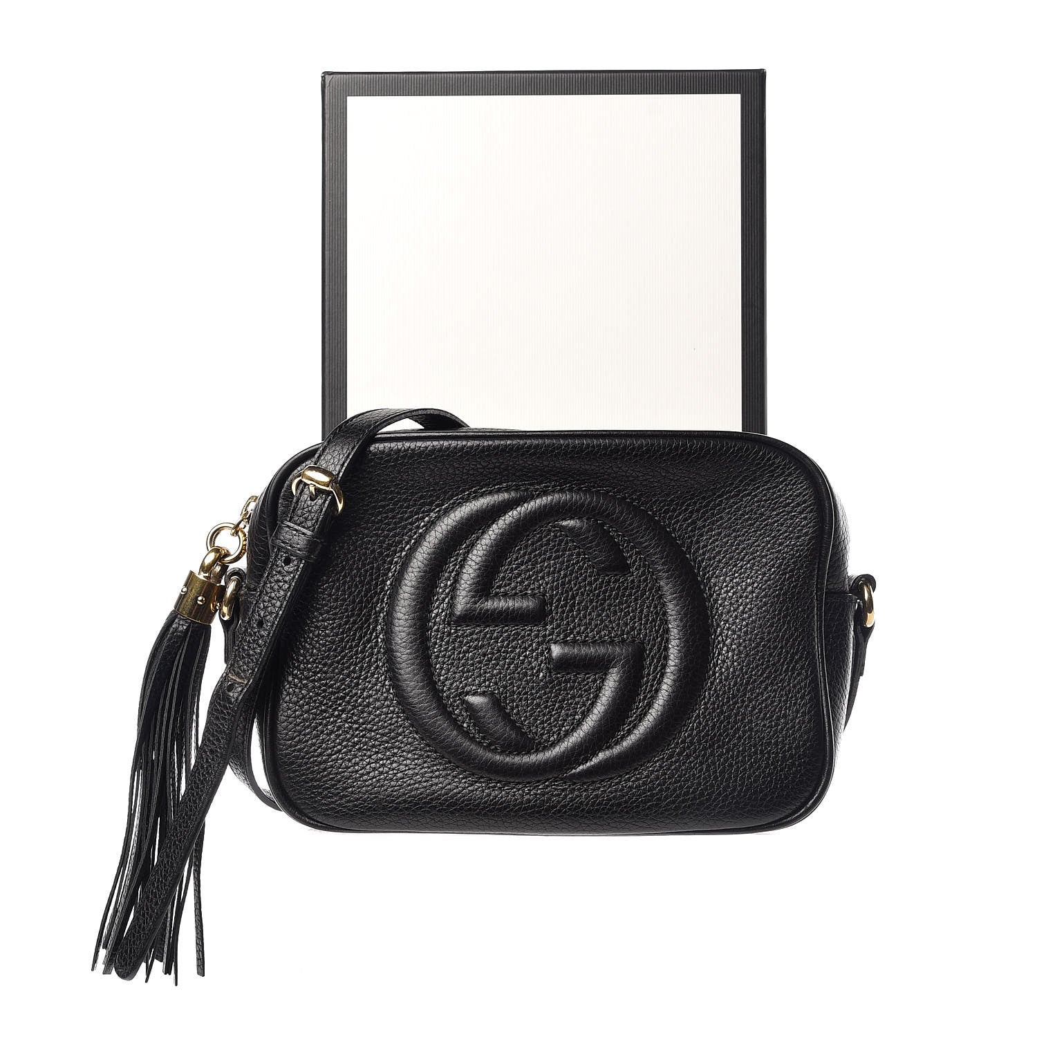 Gucci Pebbled Calfskin Small Soho Disco Bag Black 10 of 10