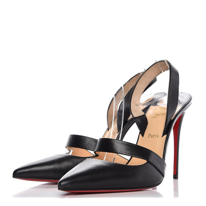 Christian Louboutin Nappa Actina 100 Pumps 38.5 Black 3 of 10