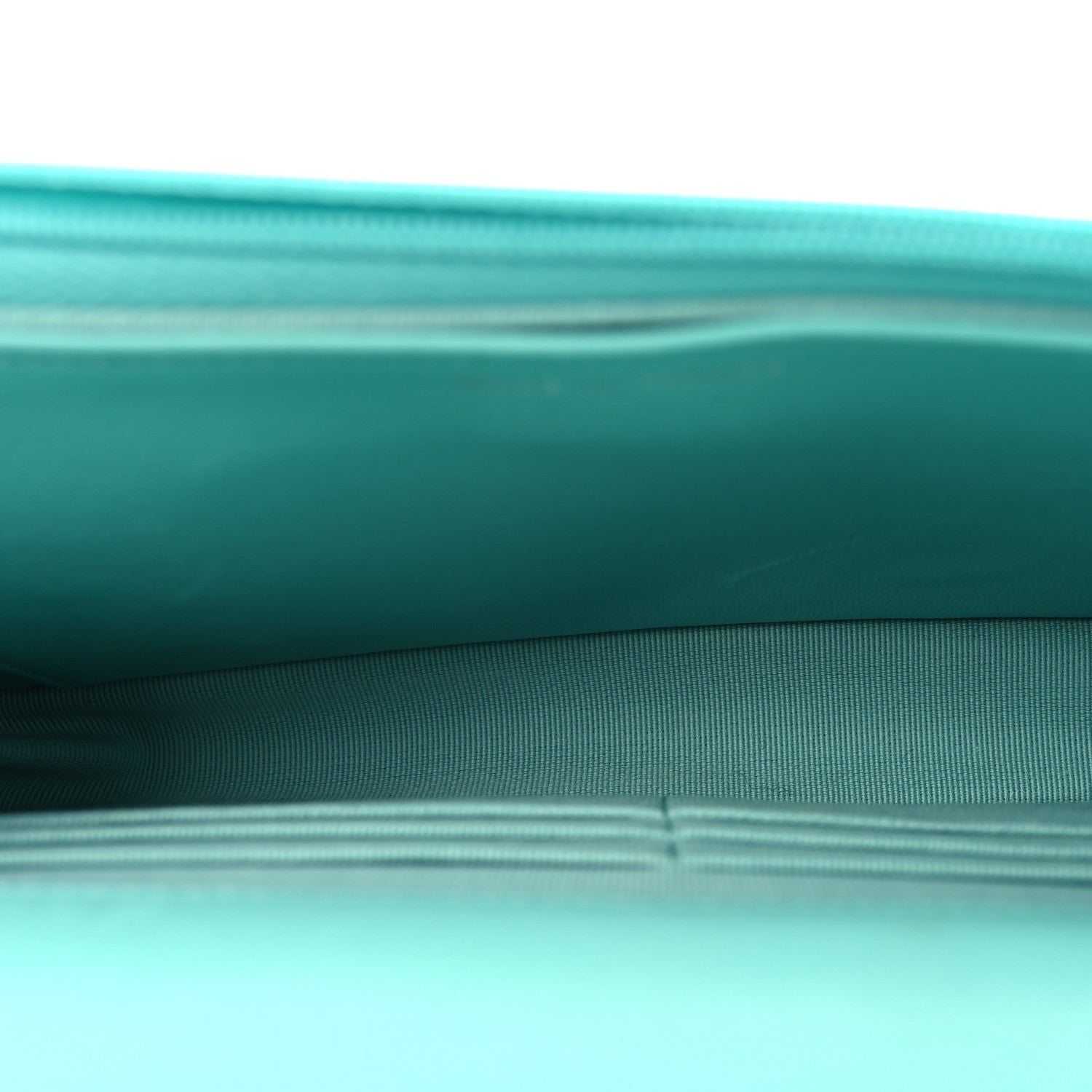 Chanel Lambskin Quilted Wallet On Chain WOC Turquoise 5 of 12