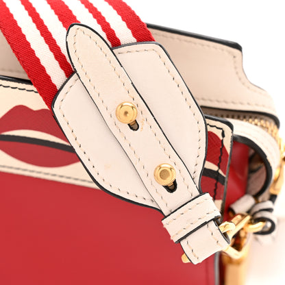 Prada City Calf Saffiano Esplanade Crossbody Bag Fuoco White 13 of 15
