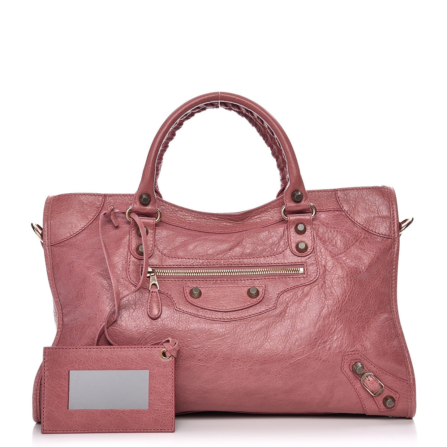 Agneau Giant 12 Rose Gold Hardware City Rose Bruyere