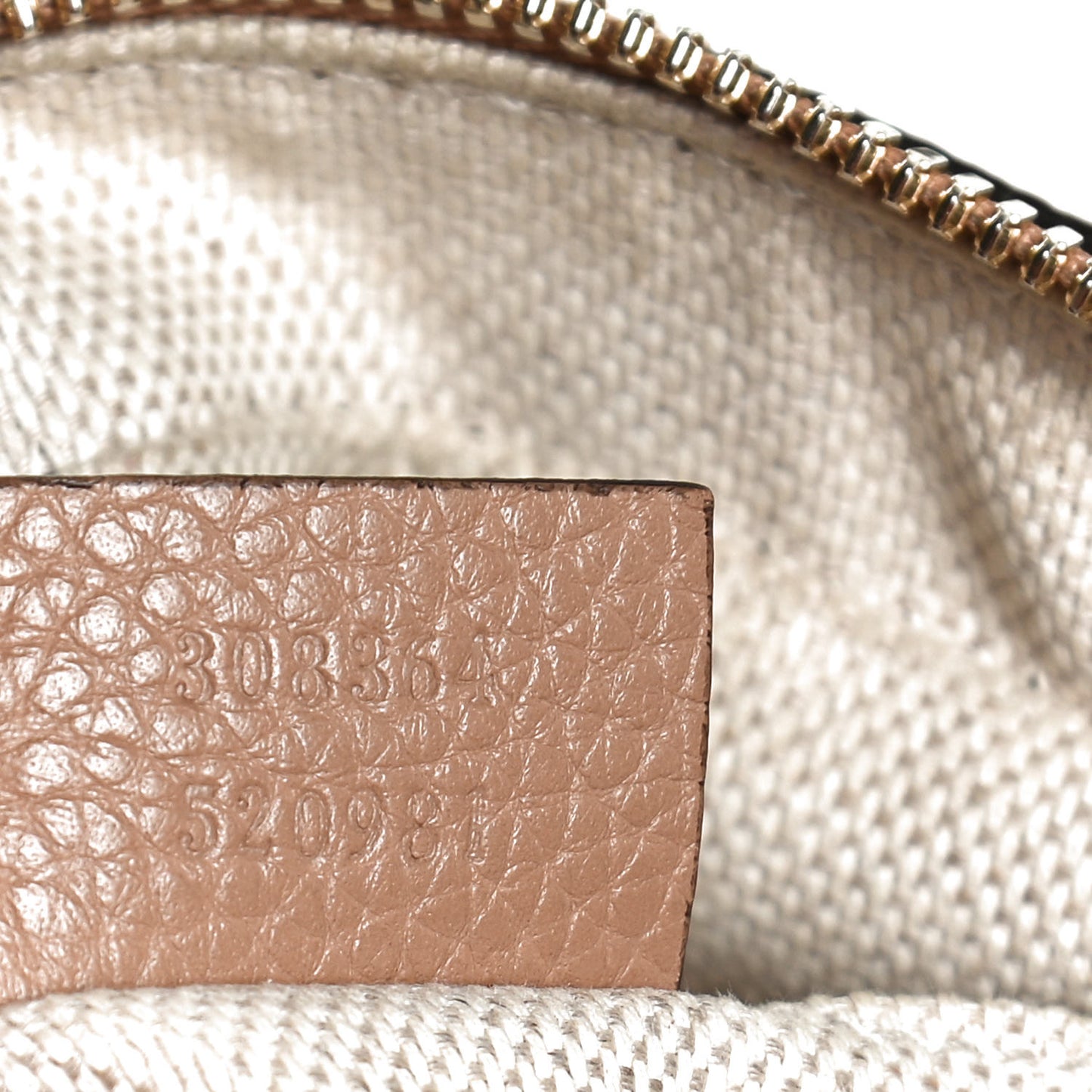 Pebbled Calfskin Small Soho Disco Bag Camelia
