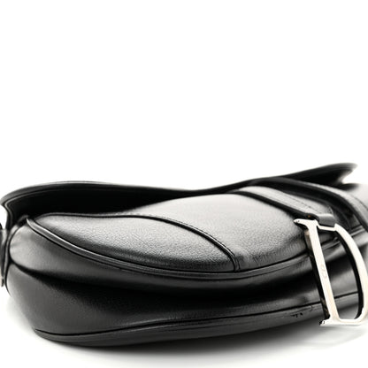 Christian Dior Calfskin Saddle Bag Black 9 of 11
