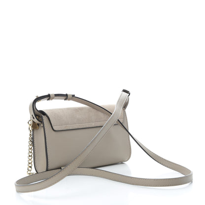 Chloe Suede Calfskin Mini Faye Shoulder Bag Motty Grey 3 of 11