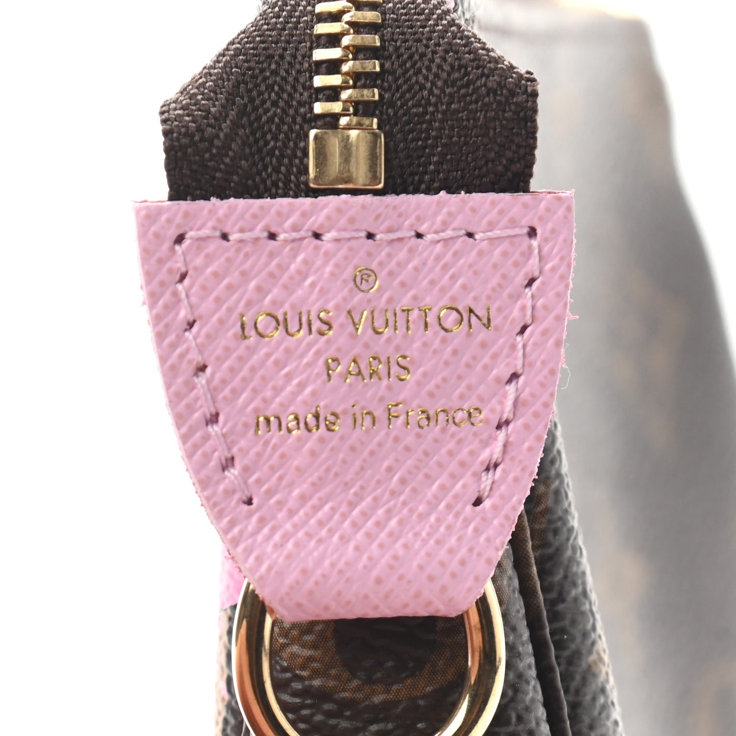 Monogram 2021 Christmas Animation Japanese Garden Mini Pochette Accessories Wisteria Pink