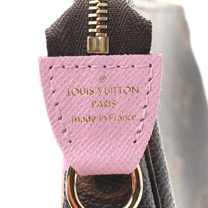 Louis Vuitton Monogram 2021 Christmas Animation Japanese Garden Mini Pochette Accessories Wisteria Pink 6 of 7