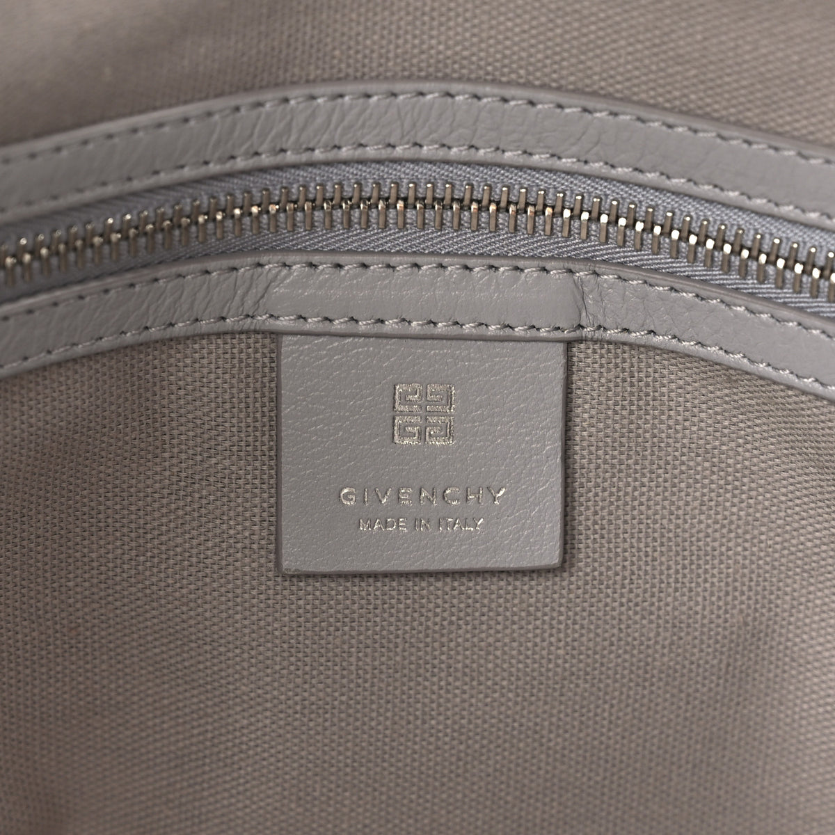 Calfskin Medium Voyou Bag Light Grey