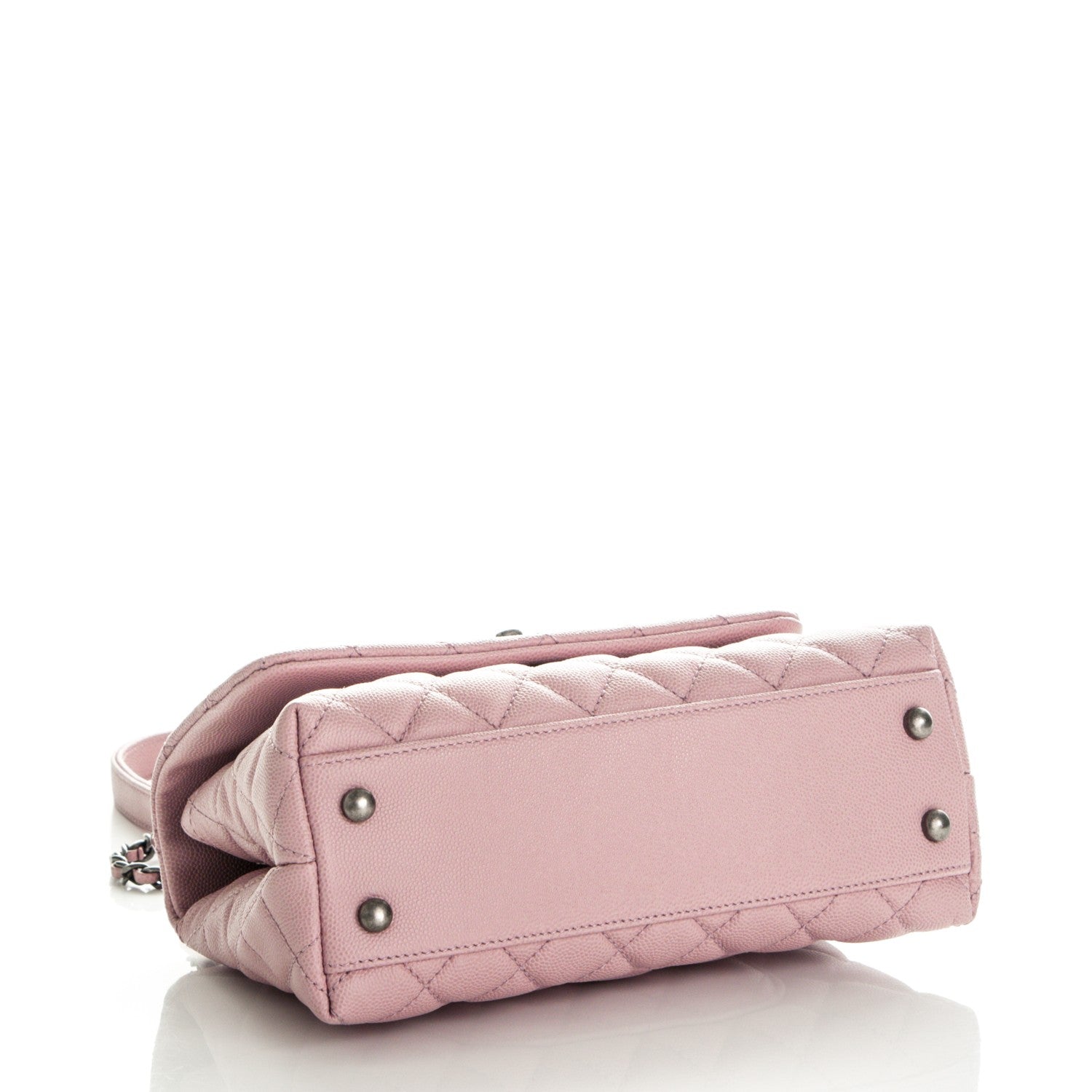 Chanel Caviar Quilted Mini Coco Handle Flap Light Pink 4 of 7