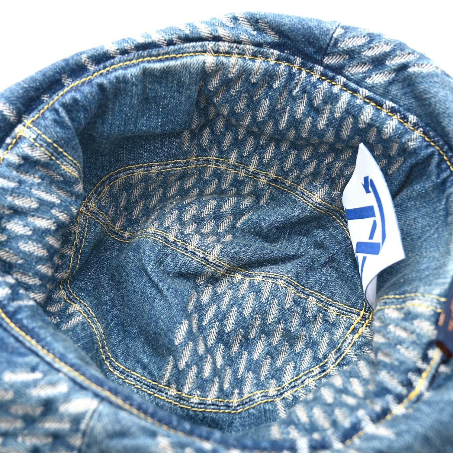 Louis Vuitton x NIGO Monogram Denim LV Made Bucket Hat M Blue 7 of 10