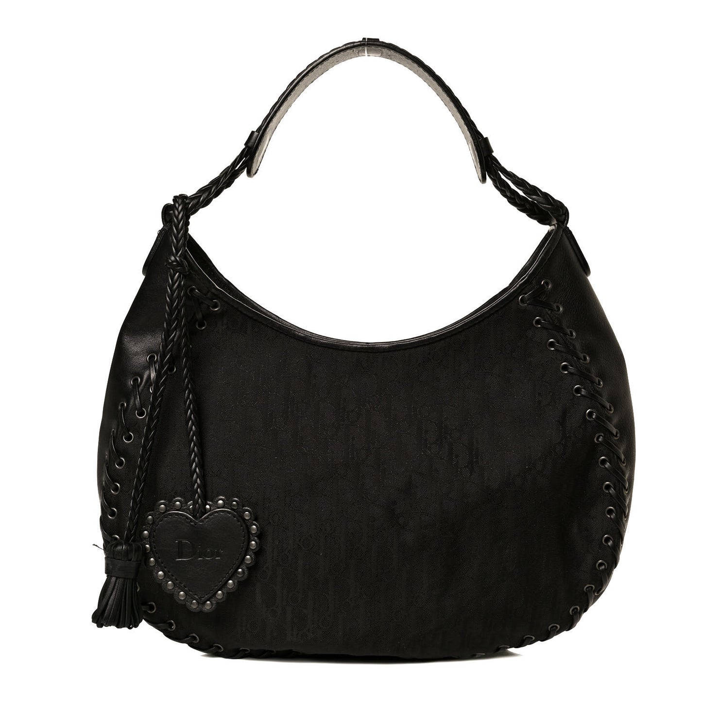 Monogram Ethnic Hobo Black
