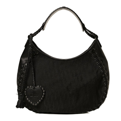 Christian Dior Monogram Ethnic Hobo Black 1 of 12