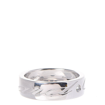Chopard 18K White Gold Diamond Chopardissimo Ring 5 5 of 8