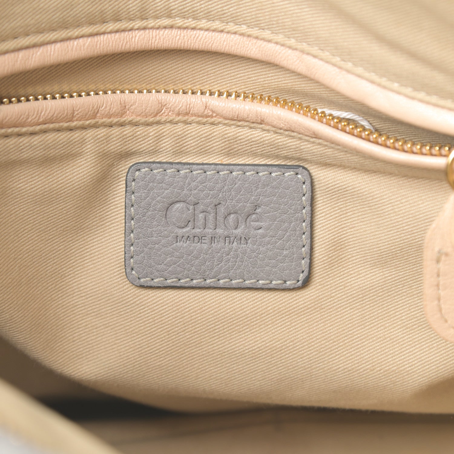 Chloe Calfskin Medium Paraty Cashmere Grey 6 of 12
