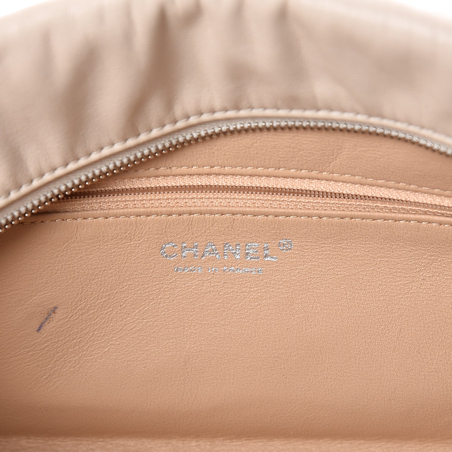 Chanel Smooth Calfskin Medium Luxe Ligne Bowler Light Beige 6 of 12