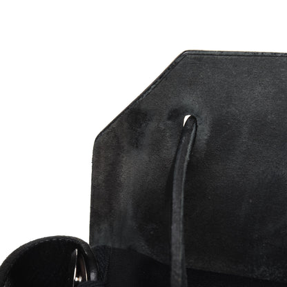 Hermes Toile Vache Calfskin Herbag 40 GM Black 12 of 30