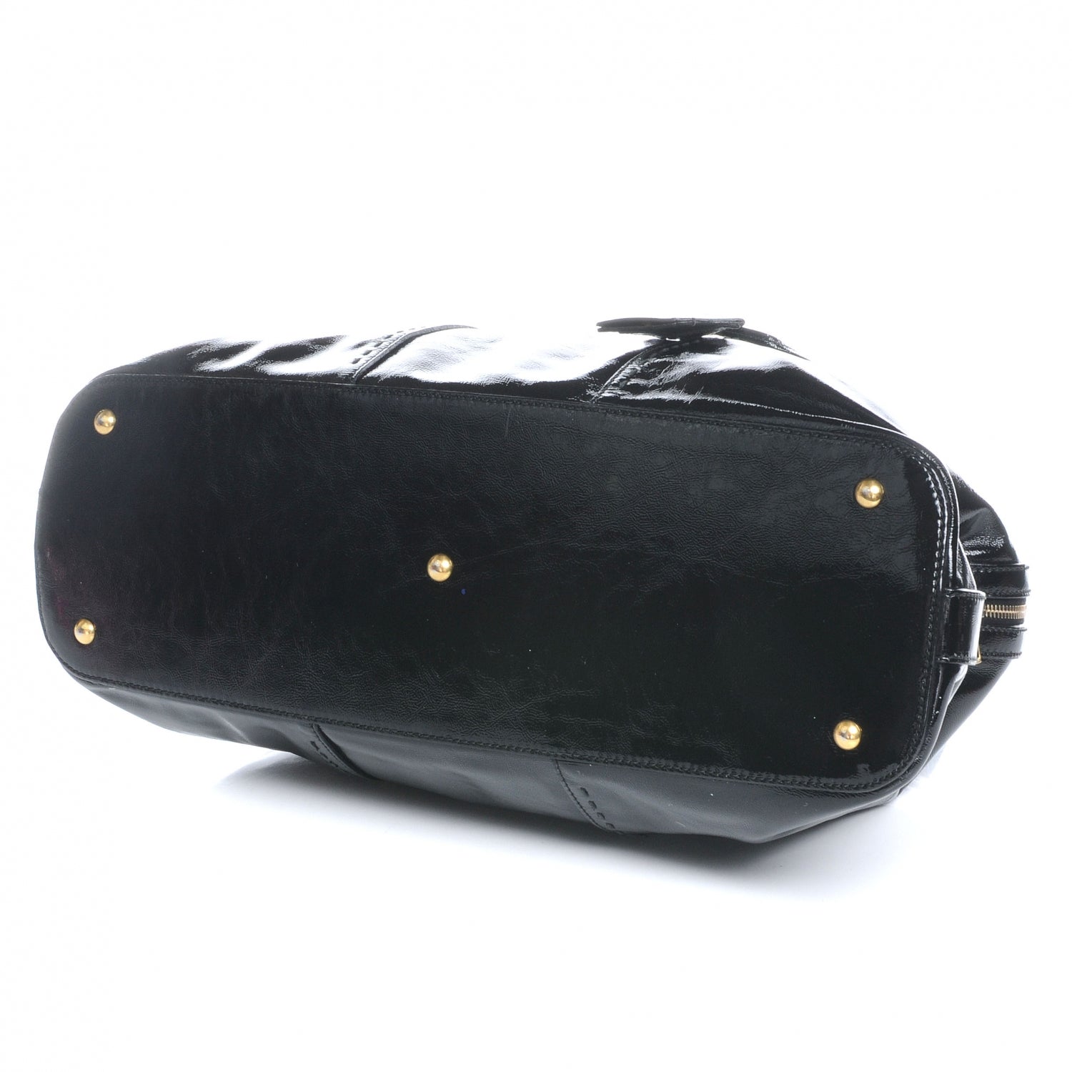 Saint Laurent Patent Oversized MUSE Black 4 of 7