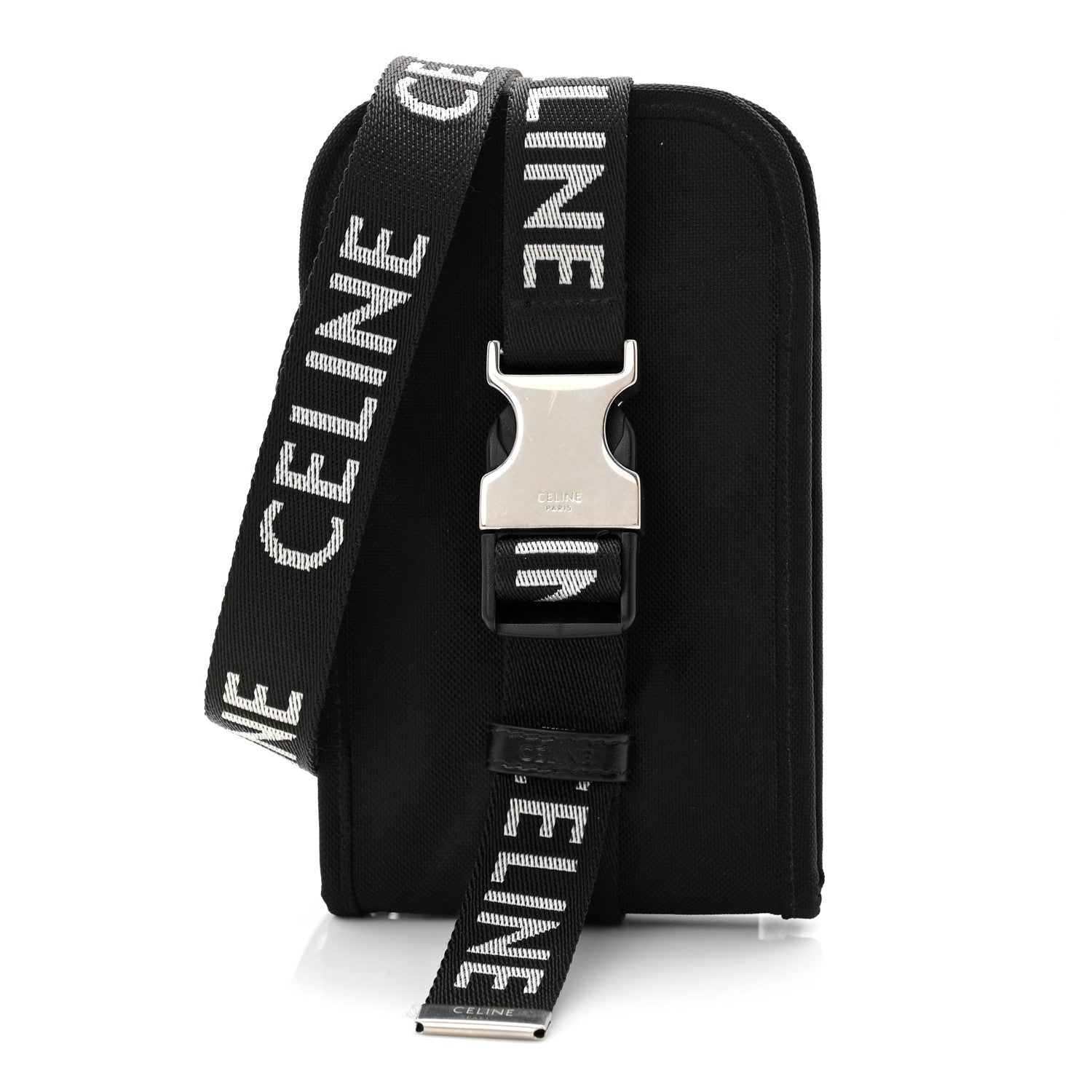Celine Canvas Trekking Phone Holder Black 8 of 10