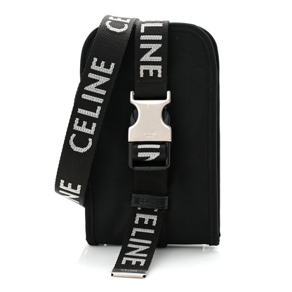 Celine Canvas Trekking Phone Holder Black 8 of 10