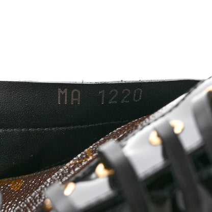 Louis Vuitton Patent Calfskin Monogram Star Trail Ankle Boots 36.5 Black 6 of 11