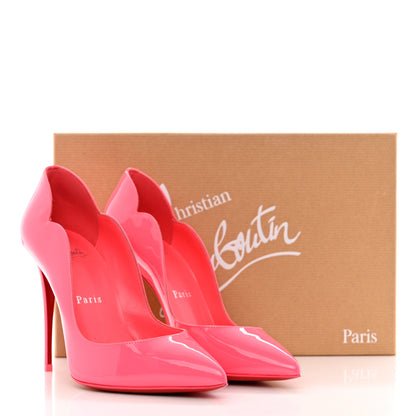 Christian Louboutin Patent Hot Chick 100 Pumps 36 Pinky 8 of 8